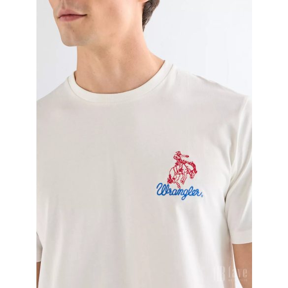 Wrangler ● Embroidery Tee ● fehér rövid ujjú póló
