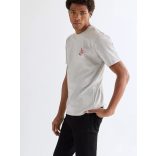 Wrangler ● Embroidery Tee ● szürke melange rövid ujjú póló