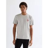 Wrangler ● Embroidery Tee ● szürke melange rövid ujjú póló