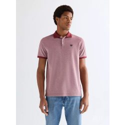   Wrangler ● Polo Shirt ● bordó melange rövid ujjú piké póló