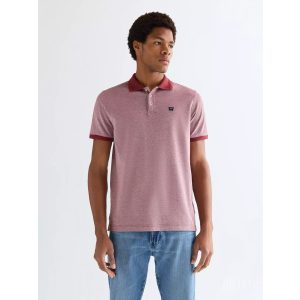 Wrangler ● Polo Shirt ● bordó melange rövid ujjú piké póló