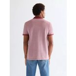 Wrangler ● Polo Shirt ● bordó melange rövid ujjú piké póló