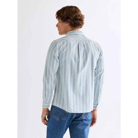 Wrangler ● Chambray Shirt ● világoskék csíkos hosszú ujjú ing