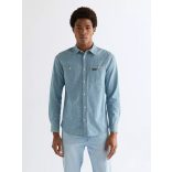 Wrangler ● Chambray Shirt ● világoskék hosszú ujjú ing