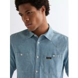 Wrangler ● Chambray Shirt ● világoskék hosszú ujjú ing