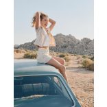 Wrangler ● Shirt Jacket ● világos mintás rövid ujjú farmerdzseki