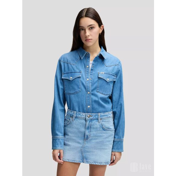 Lee ● Regular Western Shirt ● farmerkék hoszú ujjú ing