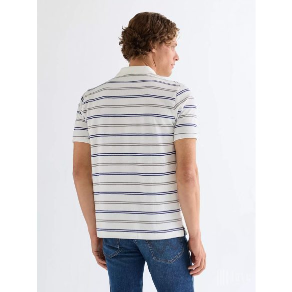 Wrangler ● Stripe Polo ● fehér csíkos rövid ujjú piké póló