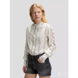 Lee ● Bohemian Shirt ● fehér csipkés hosszú ujjú ing