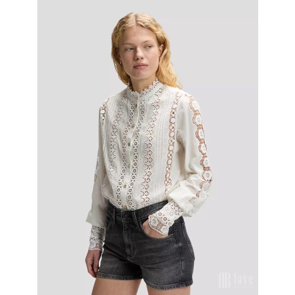 Lee ● Bohemian Shirt ● fehér csipkés hosszú ujjú ing