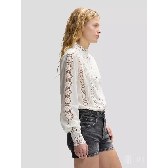 Lee ● Bohemian Shirt ● fehér csipkés hosszú ujjú ing