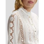 Lee ● Bohemian Shirt ● fehér csipkés hosszú ujjú ing