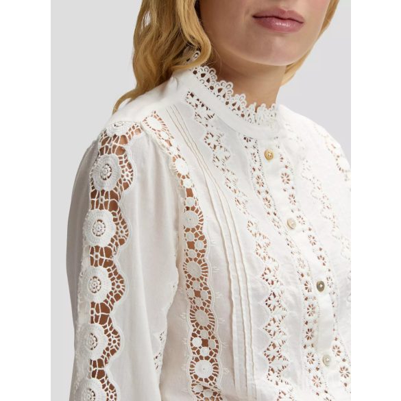 Lee ● Bohemian Shirt ● fehér csipkés hosszú ujjú ing