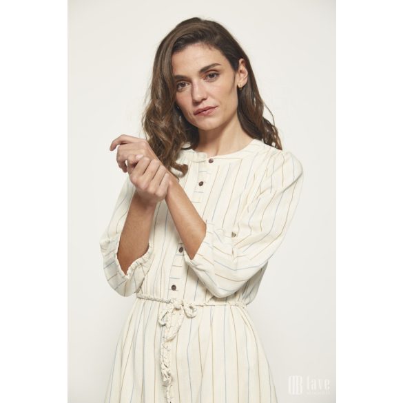 Md'M ● Dresses ● csíkos 3/4 ujjú ingruha