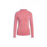 Mads Nørgaard ● Trutte 5*5 Solid Rib ● rózsaszín hosszú ujjú garbó