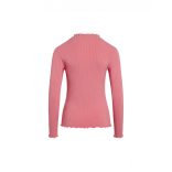 Mads Nørgaard ● Trutte 5*5 Solid Rib ● rózsaszín hosszú ujjú garbó
