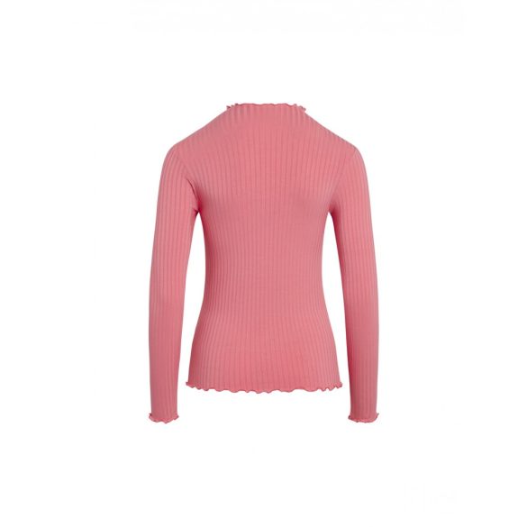 Mads Nørgaard ● Trutte 5*5 Solid Rib ● rózsaszín hosszú ujjú garbó
