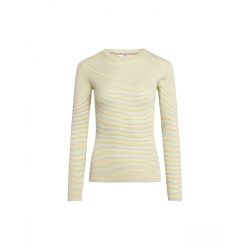   Mads Nørgaard ● Tuba 2*2 Soft Stripe ● sárga csíkos hosszú ujjú póló