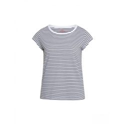   Mads  Nørgaard ● Organic Favorite Stripe Teasy ● fehér és fekete csíkos rövid ujjú pamut póló