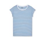 Mads Nørgaard ● Organic Favorite Stripe Teasy Tee ● középkék csíkos rövid ujjú póló