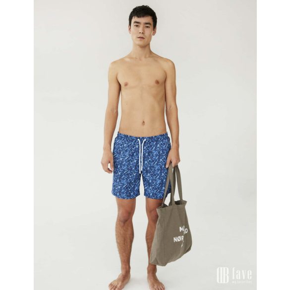 Mads Nørgaard ● Sea Print Sandro ● kék mintás fürdősort