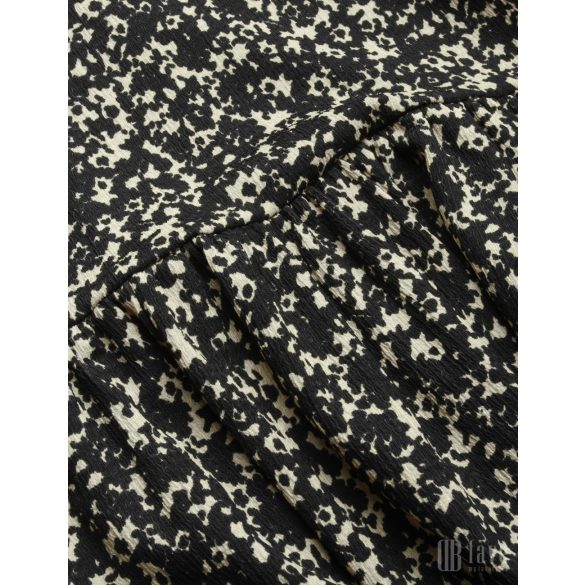 Mads Nørgaard ● Pollux Docca ● fekete mintás maxi ruha