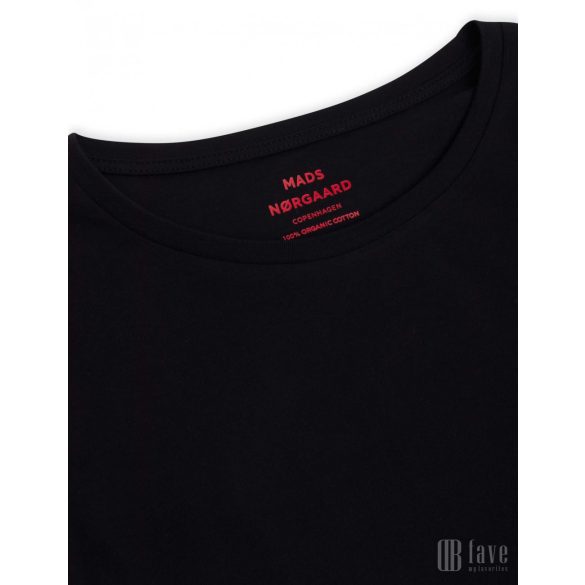Mads Nørgaard ● Organic Jersey Tenna ● fekete hosszú ujjú póló