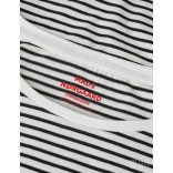 Mads Nørgaard ● Organic Jersey Stripe Tenna ● fekete fehér csíkos hosszú ujjú póló