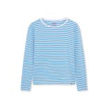 Mads Nørgaard ● Organic Jersey Stripe Tenna ● kék fehér csíkos hosszú ujjú póló