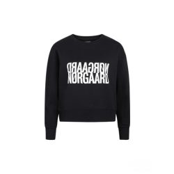 Mads Nørgaard ● Organic Sweat Tilvina ● fekete pulóver