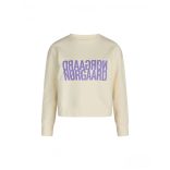 Mads Nørgaard ● Organic Sweat Tilvina ● törtfehér pulóver