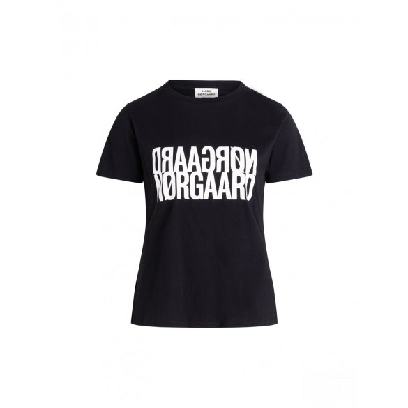 Mads Nørgaard ● Single Organic Trenda ● fekete rövid ujjú póló