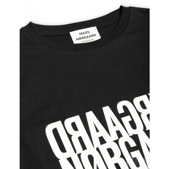 Mads Nørgaard ● Single Organic Trenda ● fekete hosszú ujjú póló