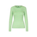 Mads Nørgaard ● Tuba 2*2 Soft Stripe ● zöld csíkos hosszú ujjú póló