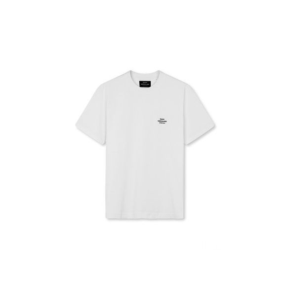 Mads Nørgaard ● Cotton Jersey Frode Emb Logo ● fehér rövidujjú póló