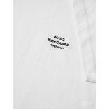 Mads Nørgaard ● Cotton Jersey Frode Emb Logo ● fehér rövidujjú póló
