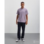 Mads Nørgaard ● Cotton Jersey Frode Emb Logo ● szürkéslila rövidujjú póló