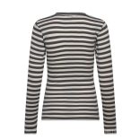 Mads Nørgaard ● Tuba 2*2 Soft Stripe ● szürke csíkos hosszú ujjú póló