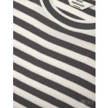 Mads Nørgaard ● Tuba 2*2 Soft Stripe ● szürke csíkos hosszú ujjú póló