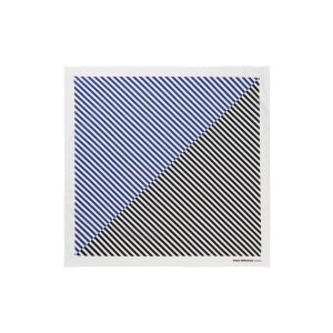 Mads Nørgaard ● Soft Cotton Self Scarf ● kék csíkos kendő