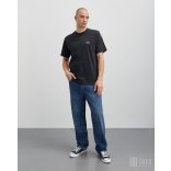 Mads Nørgaard ● Cotton Jersey Frode Emb Logo ● fekete rövidujjú póló