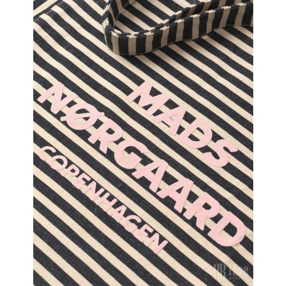 Mads Nørgaard ● Recycled Boutique Athene ● csíkos vászon válltáska