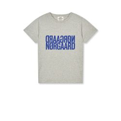   Mads Nørgaard ● Single Organic Trenda ● középszürke rövid ujjú póló