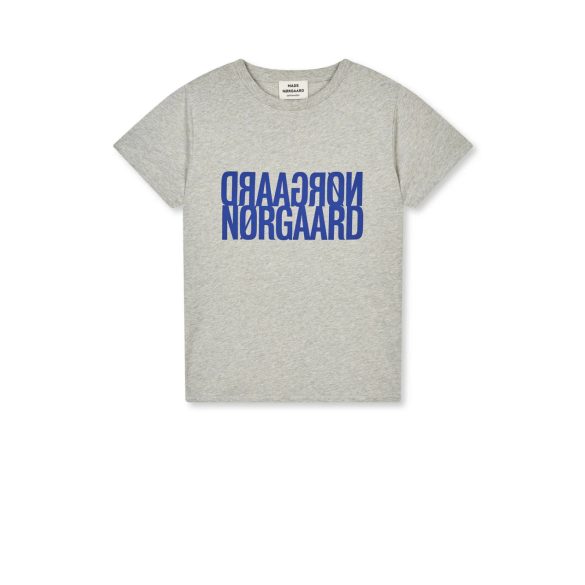 Mads Nørgaard ● Single Organic Trenda ● középszürke rövid ujjú póló