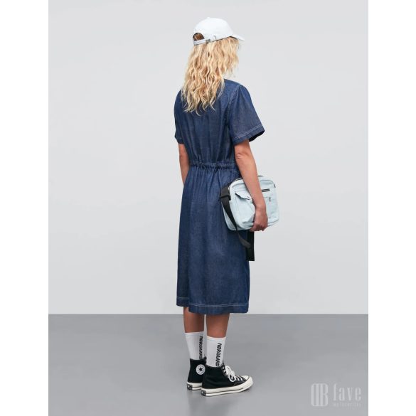 Mads Nørgaard ● Air Denim Sanne ● kék farmer rövid ujjú ruha