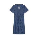 Mads Nørgaard ● Air Denim Sanne ● kék farmer rövid ujjú ruha