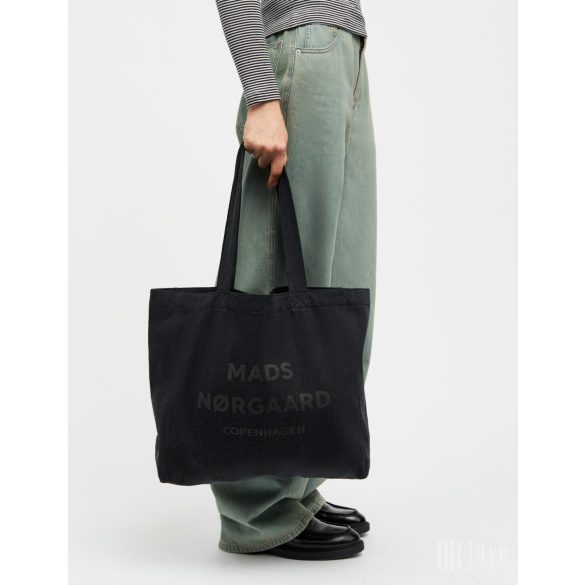 Mads Nørgaard ● Boutique Washed Athene ● fekete vászon válltáska