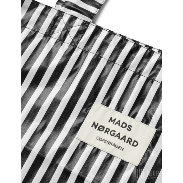 Mads Nørgaard ● Sacky Metallic Atoma ● fekete fehér csíkos táska