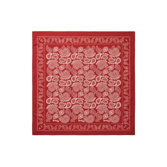 Mads Nørgaard ● Soft Cotton Paisley Scarf ● piros mintás kendő