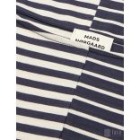 Mads Nørgaard ● Sift Single Silke ● sötétkék csíkos hosszú ujjú póló